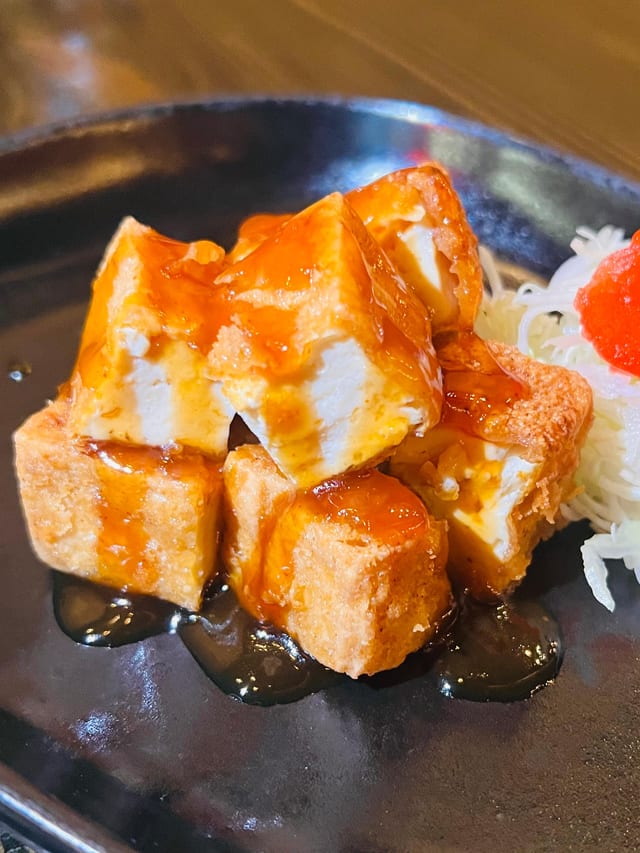 Side of Fried Tofu.