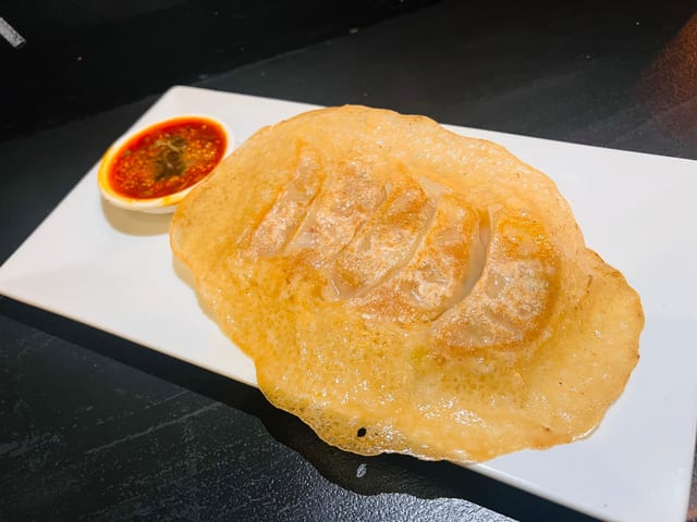 Pork Gyoza.